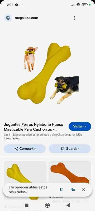 Empaque juguete: Huesito chillón
