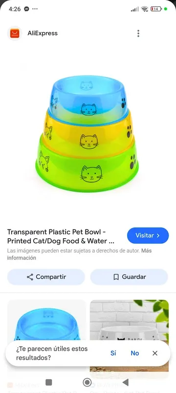 Empaque comedero: Platito sencillo transparente
