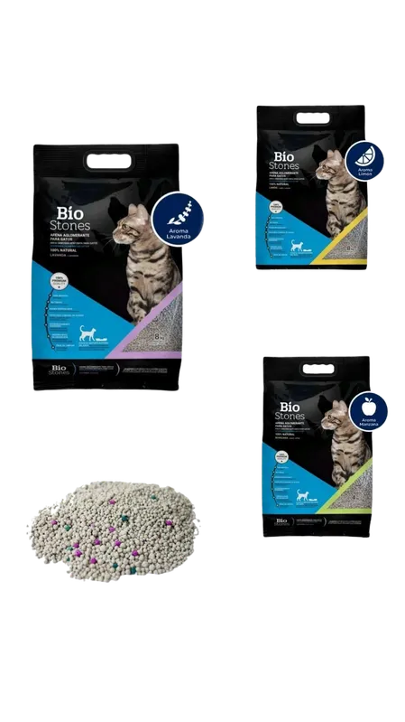 Empaque arena: Bentonite Cat Litter Arena Aglomerante