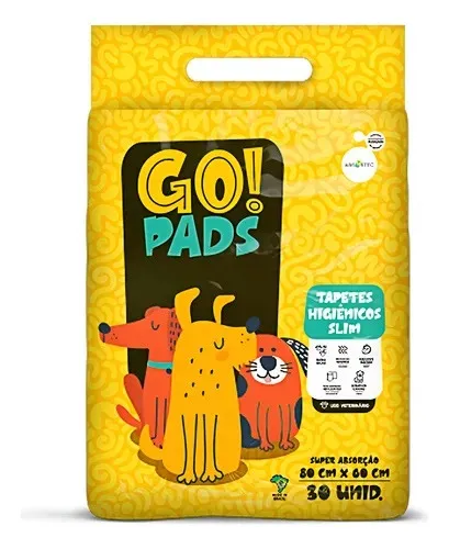 Empaque tapete sanitario: Go! Pads tapetes sanitarios con adhesivos