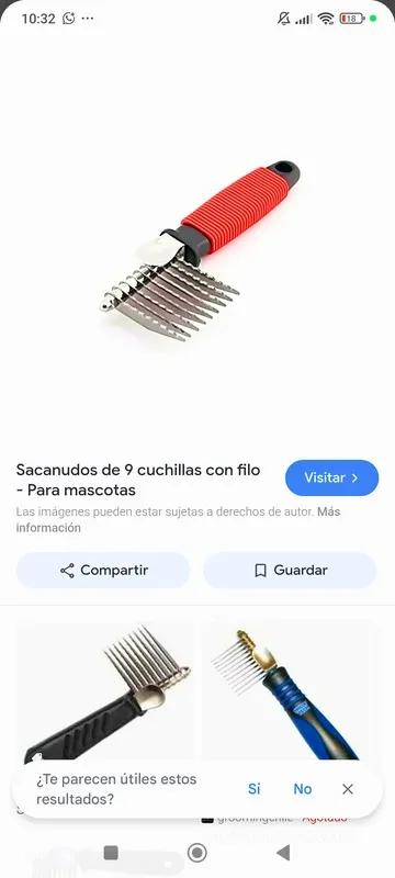 Empaque cepillo: Furminator M short & long hair