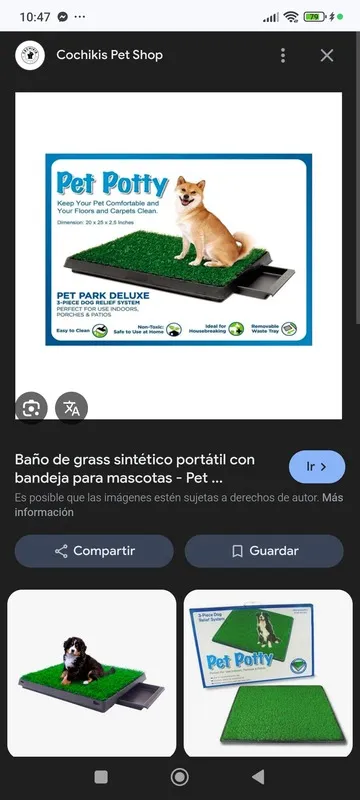 Empaque baño sanitario: Pet Potty Baño Premium