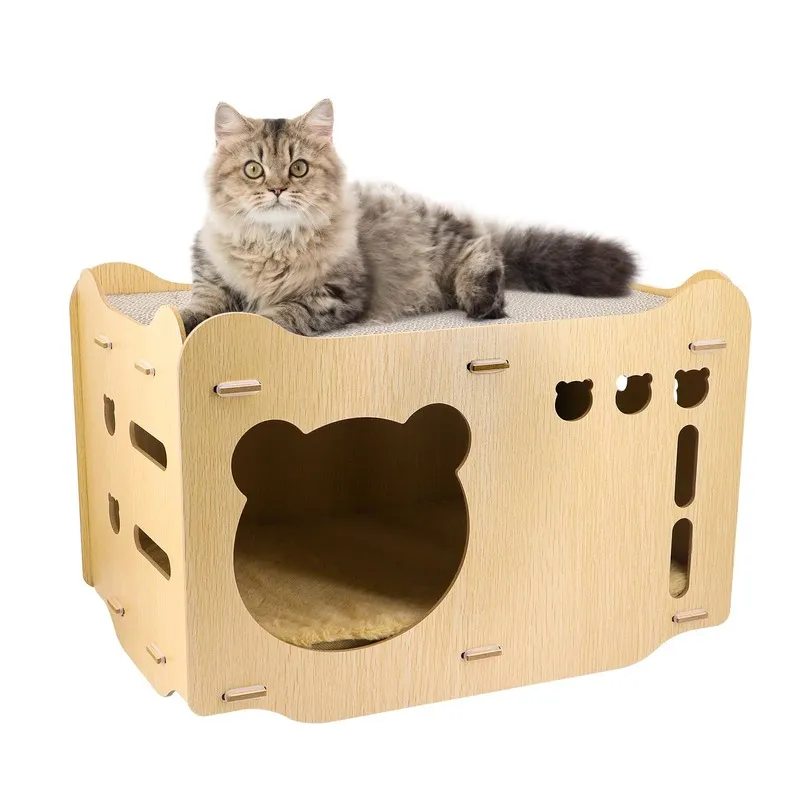 Empaque rascador: Casa rascador para gatos