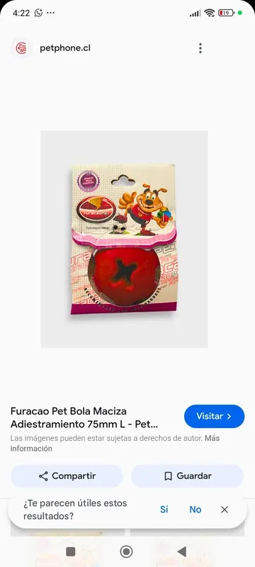 Empaque juguete: Pelota premium con espacio para snacks