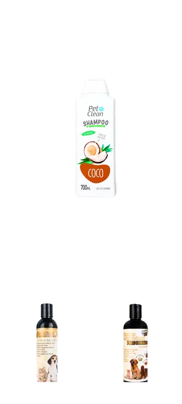 Empaque shampoo: PetClean Coco
