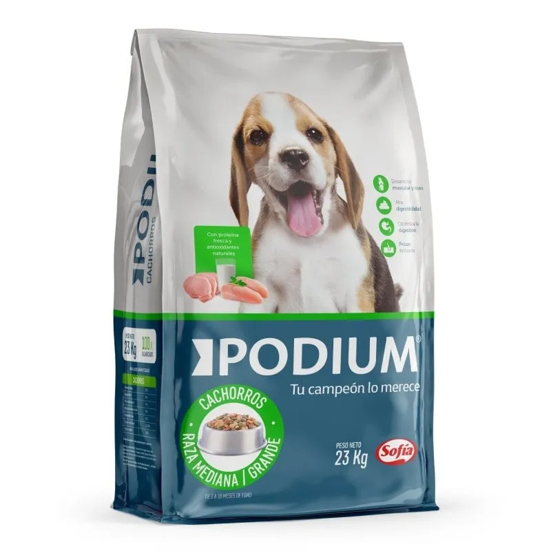 Empaque Podium Cachorros 23 kg