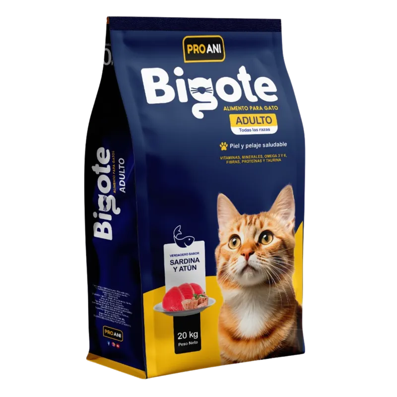 Empaque Bigote Beny Adultos 20 kg