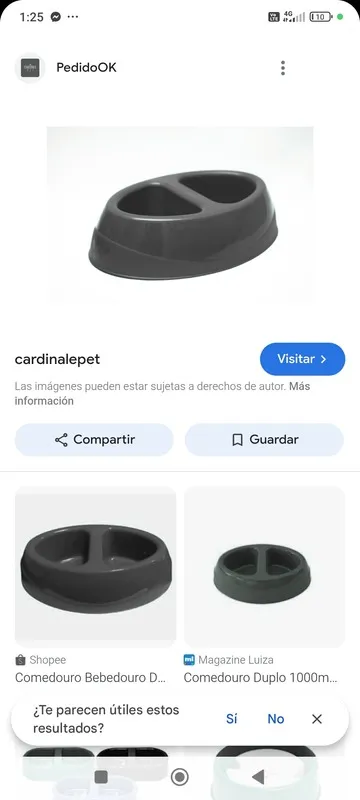 Empaque comedero: Platito bajito para mascotas