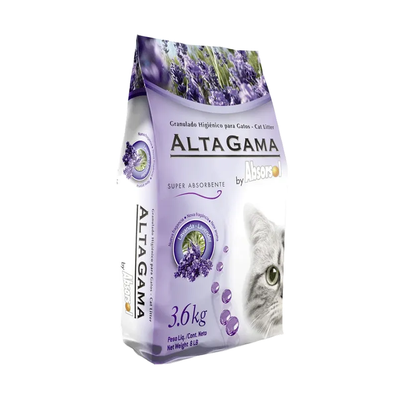 Empaque arena: Alta Gama Lavanda Piedras Sanitarias
