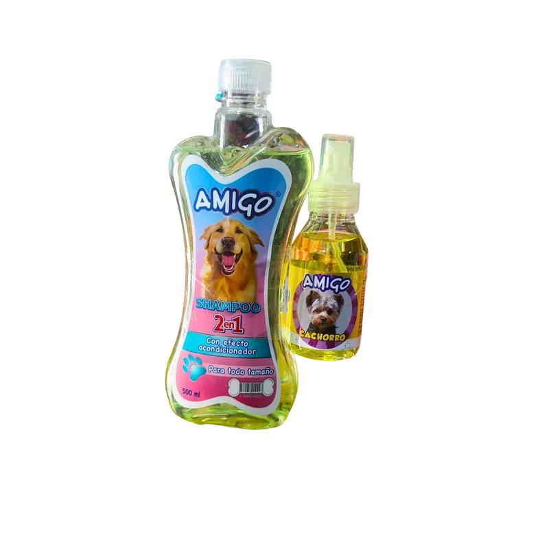 Empaque shampoo: Shampoo con acondicionador y su perfume