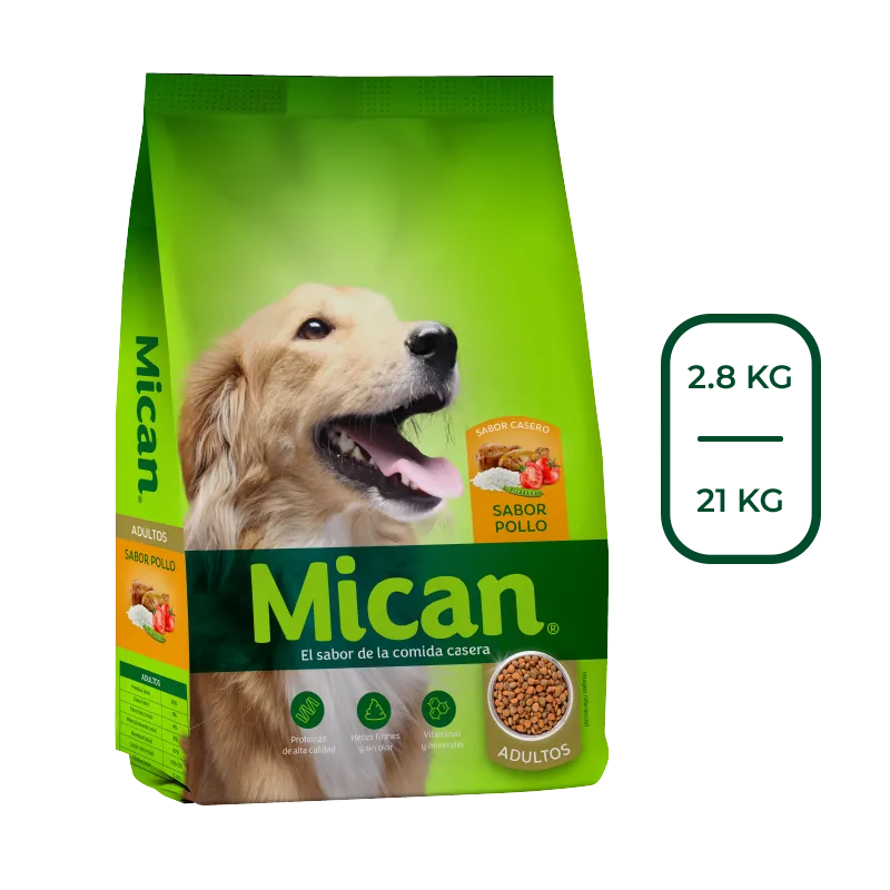 Empaque Mican Adultos 21 kg