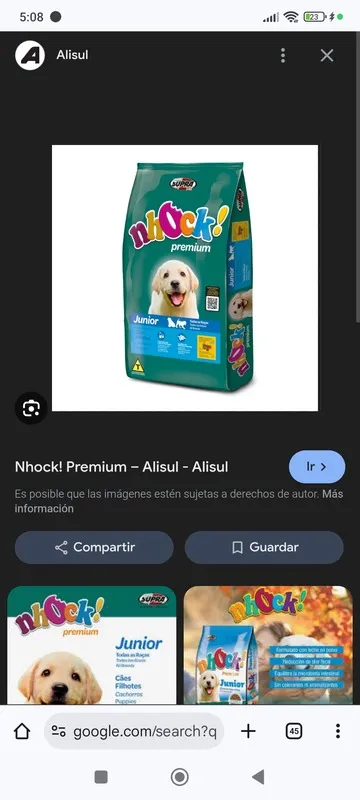 Empaque Nhock Cachorros 20 kg