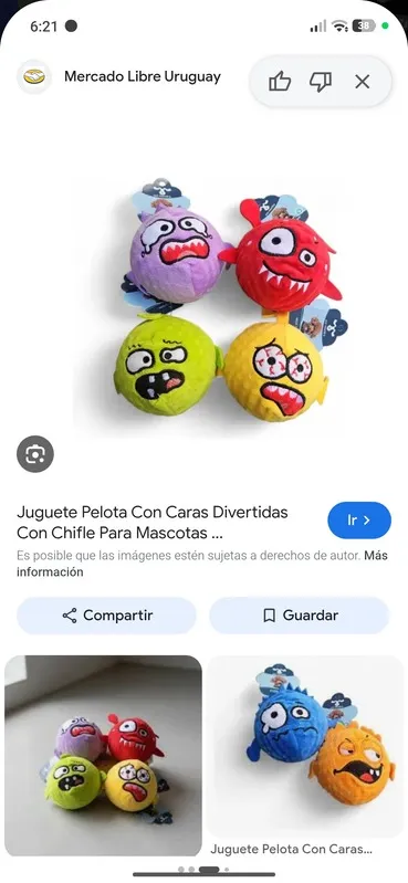Empaque juguete: Porta croquetas con ventosa para piso
