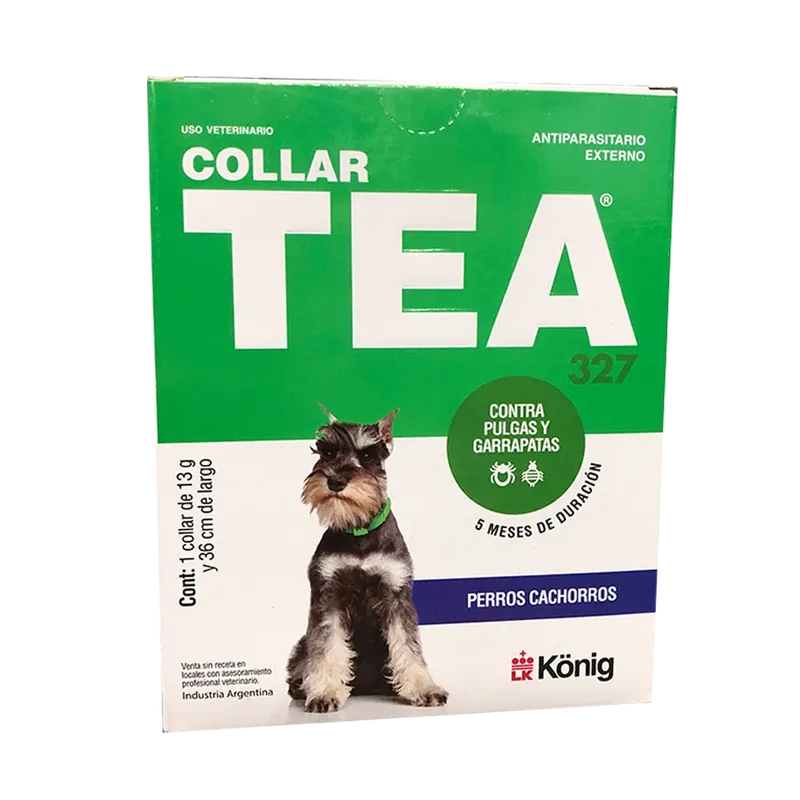 Empaque collar: Collar antipulgas Tea pequeño
