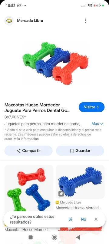 Empaque juguete: Mordedor texturizado de huesitos
