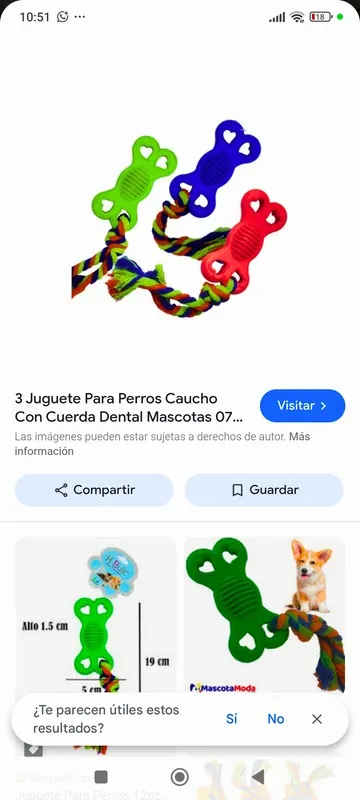 Empaque juguete: Mordedor jalador de corazón