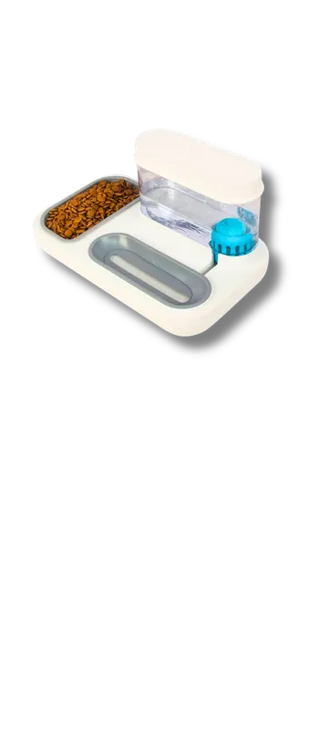 Empaque comedero: Dispensador de agua y croquetas con filtro