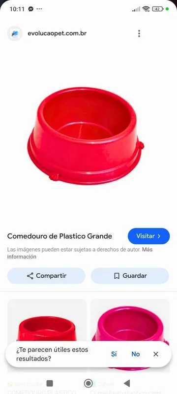 Empaque comedero: Platito patitas anticaída