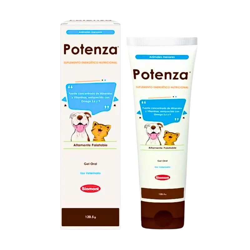 Empaque vitamina: Potenza Multivitamínico Perros y Gatos